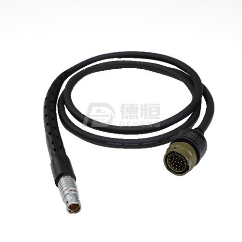 多芯屏蔽航空插头信号连接线生产制造