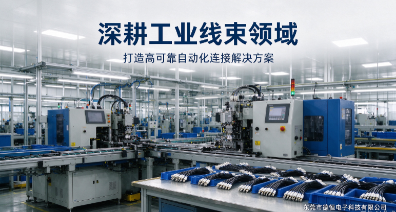 深耕工业线束领域，德恒电子持续打造高可靠自动化连接线解决方案