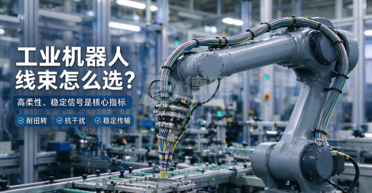 工业机器人线束怎么选？高柔性、稳定信号是核心指标